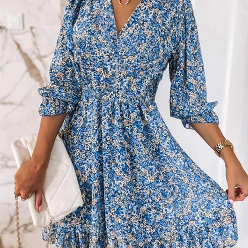 Addison™ - Abito Floreale Elegante