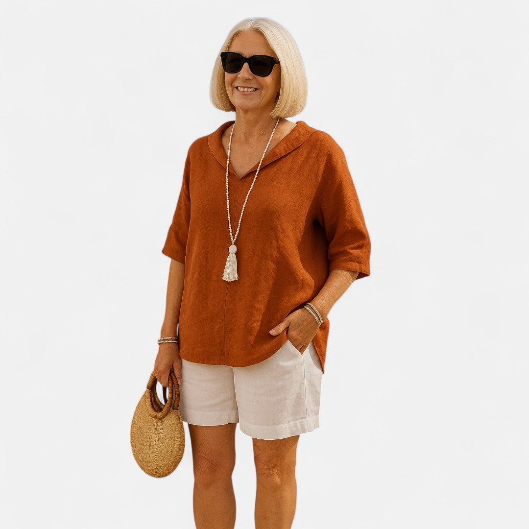 Essenza Edmonton™ | Blusa Larga e Leggera