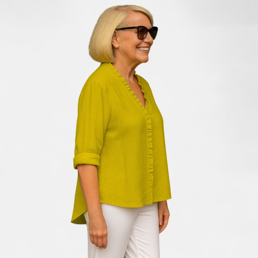 Essenza di Edmonton™ | Blusa con Volant Confortevole
