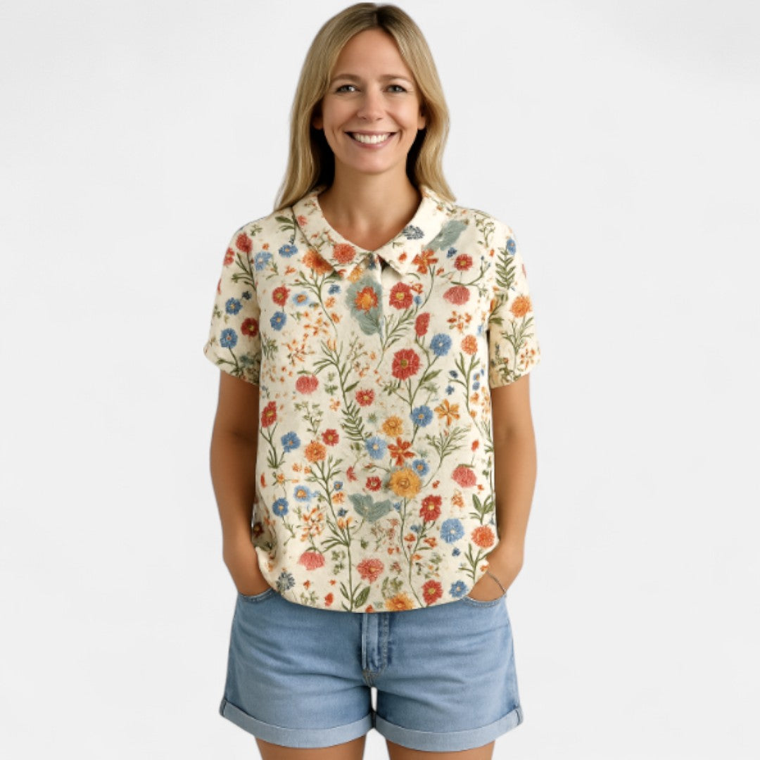 Edmonton Essence™ | Blusa con Stampa Floreale