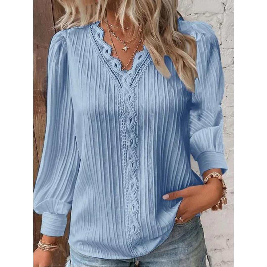 Camillia™ - Blusa Elegante con Pieghe