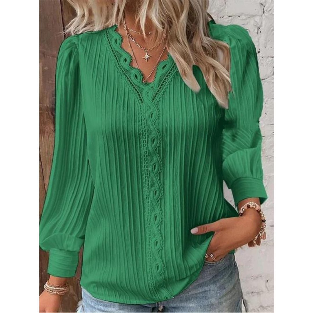 Camillia™ - Blusa Elegante con Pieghe