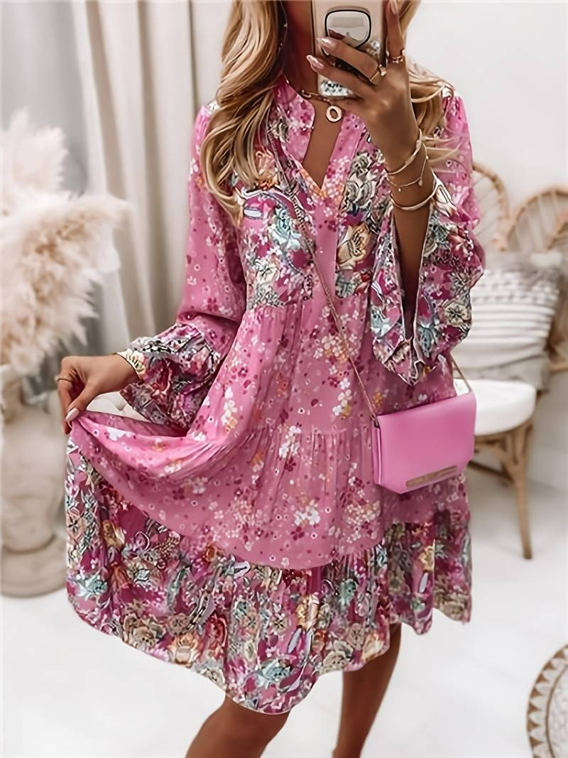 Ashley™ - Vestito Boho Stampato