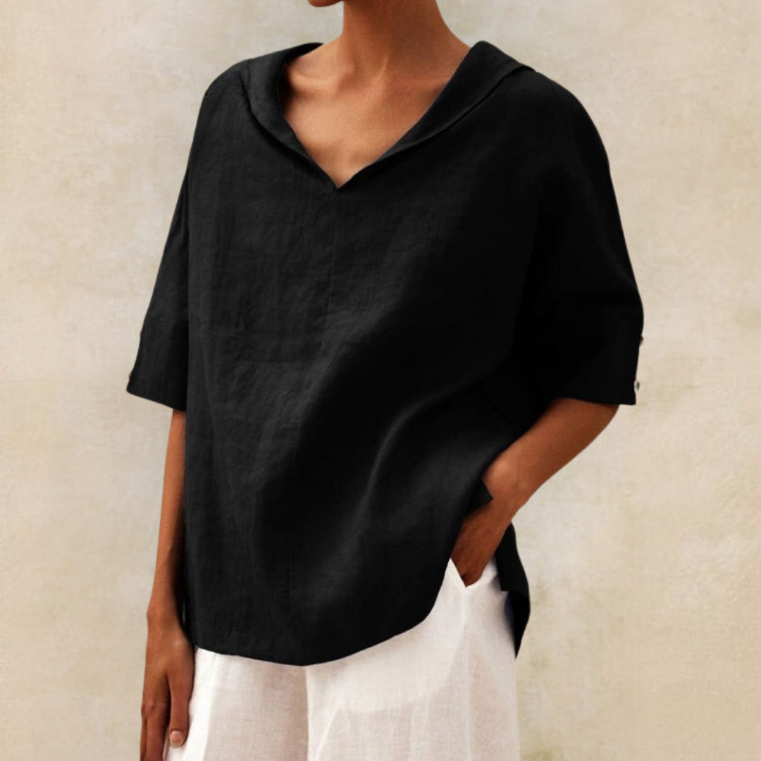 Lhinee™ - Blusa Casual Loose-Fit