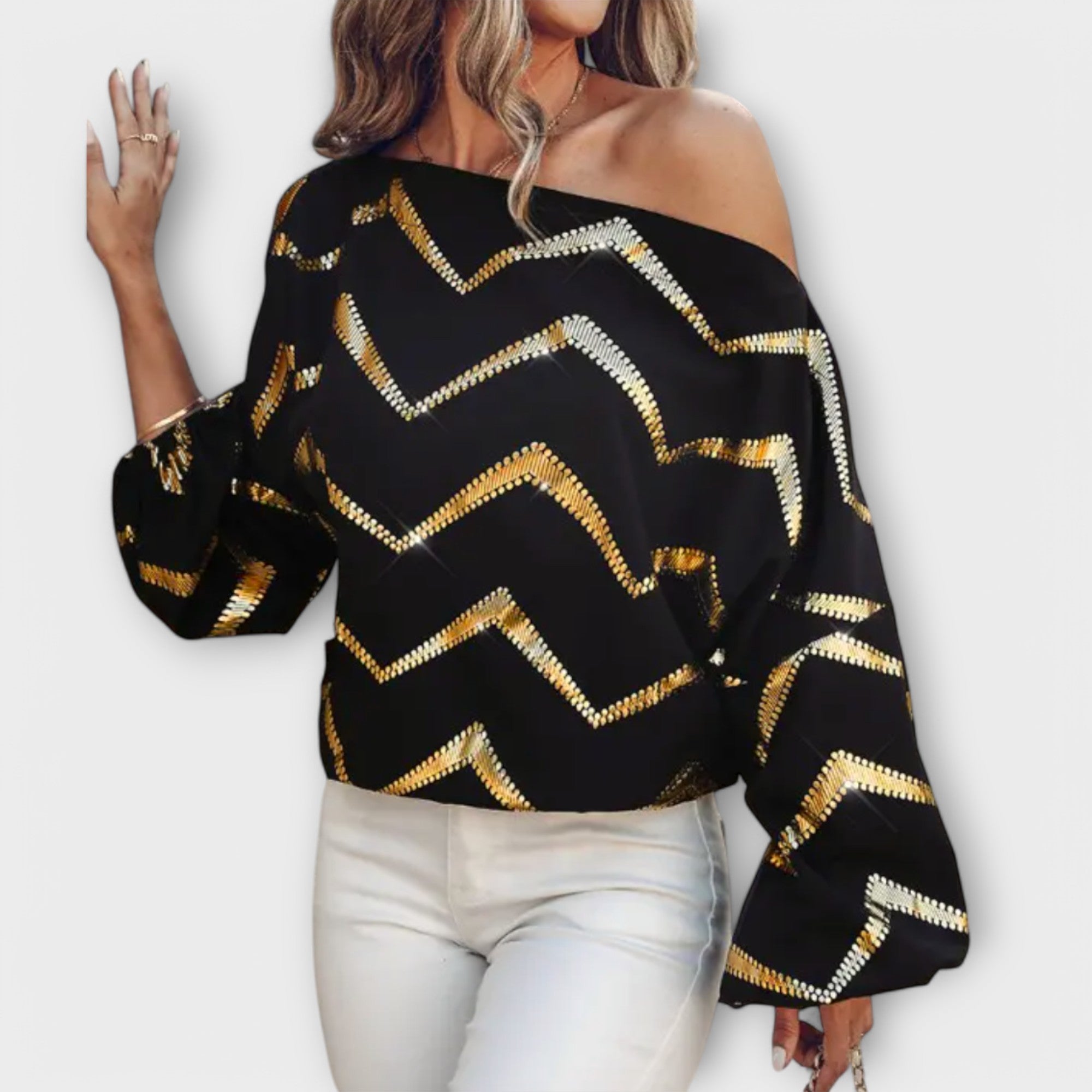 Bianca - Blusa elegante di primavera