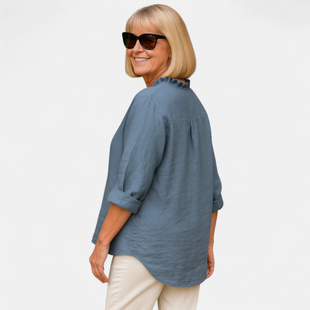 Essenza di Edmonton™ | Blusa con Volant Confortevole