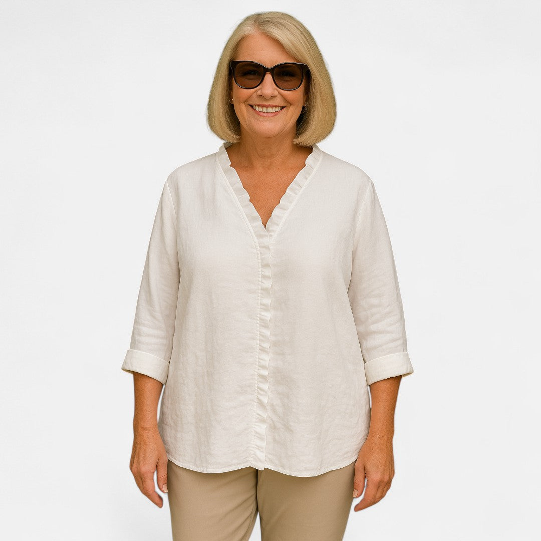 Essenza di Edmonton™ | Blusa con Volant Confortevole