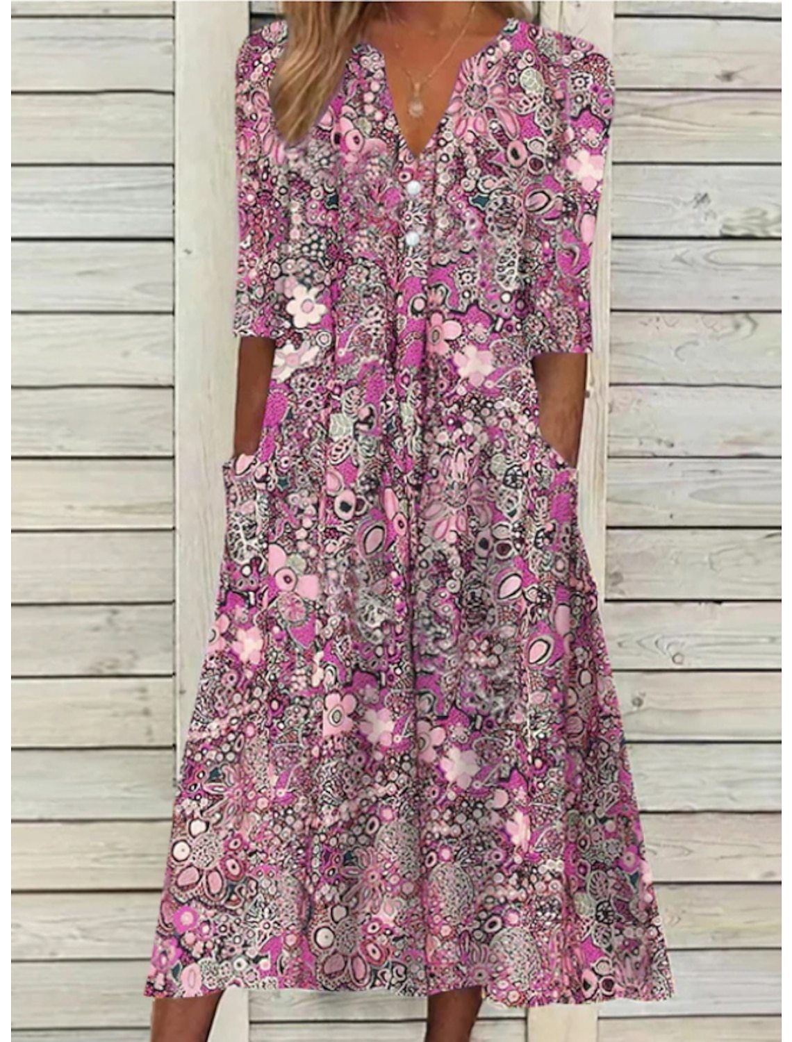 Giulia | Abito con Copertura Elegante e Tocco Boho-Chic