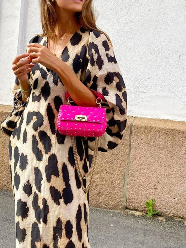 Lisa™ - Vestito a Stampa Leopardo