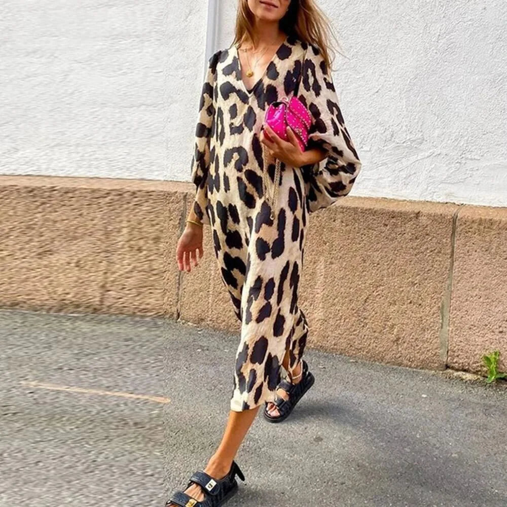 Lisa™ - Vestito a Stampa Leopardo