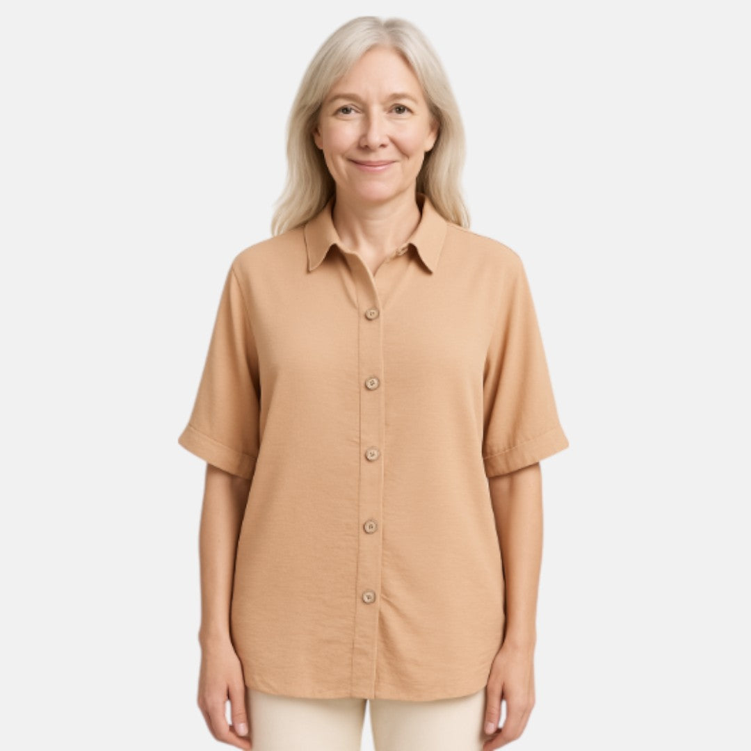 Essenza di Edmonton™ | Camicia in Lino con Bottoni