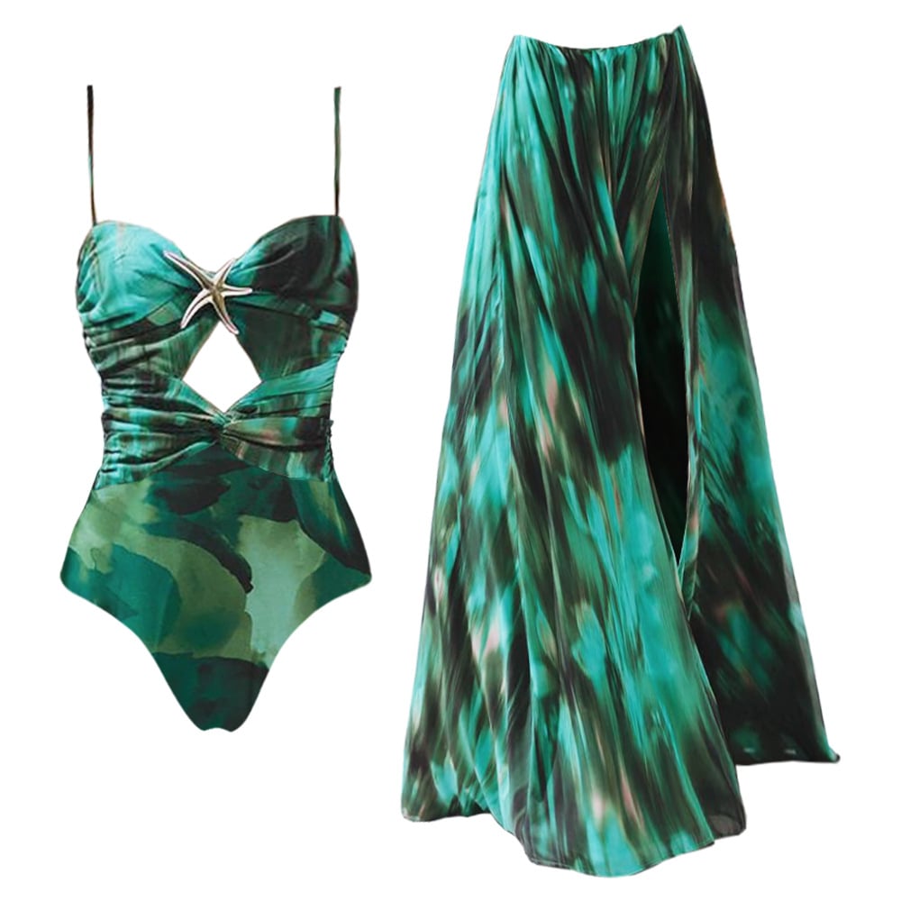 Alice – Completo Mare 2 Pezzi (Verde Smeraldo)