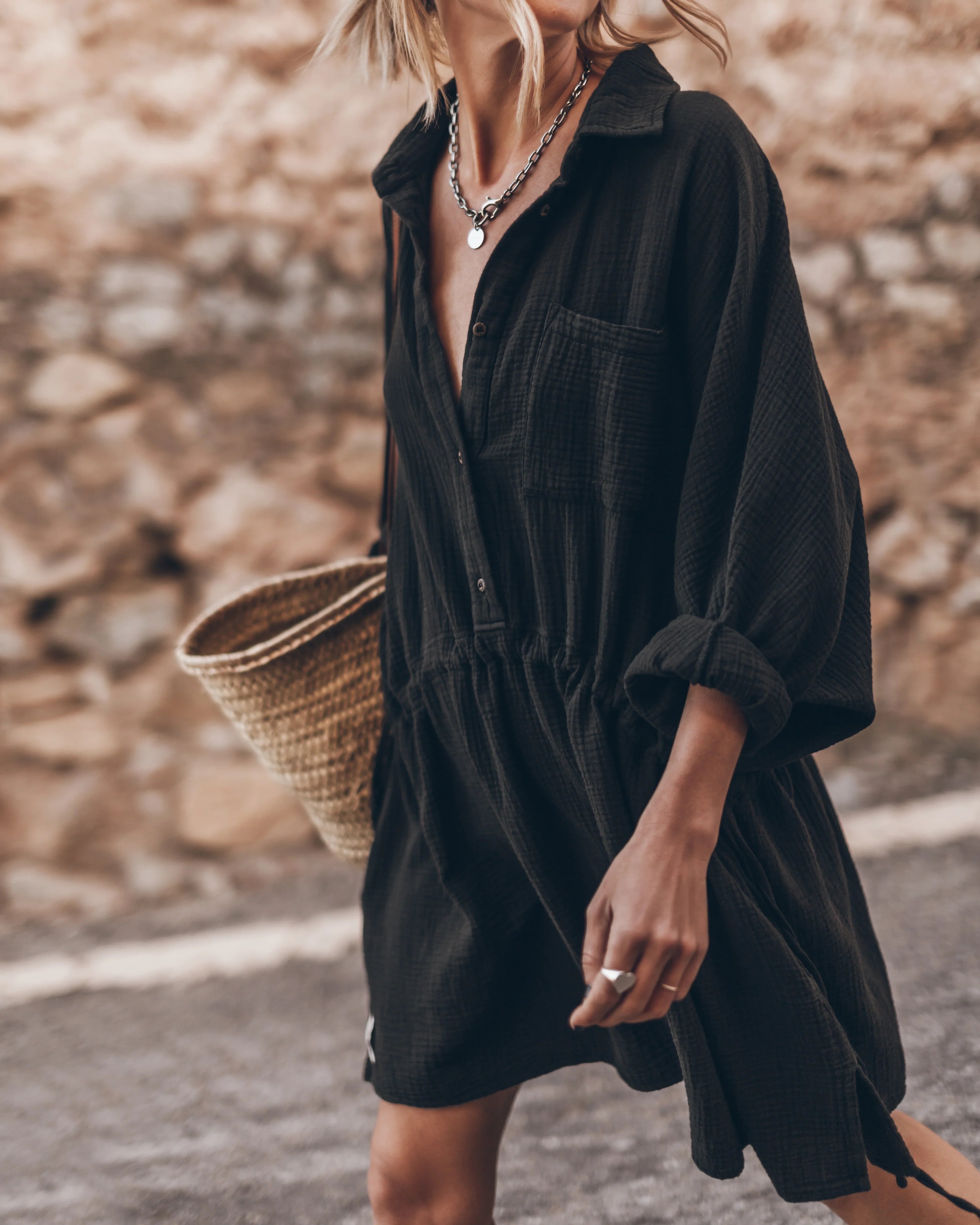 Quinn™ - Abito Camicia Classico