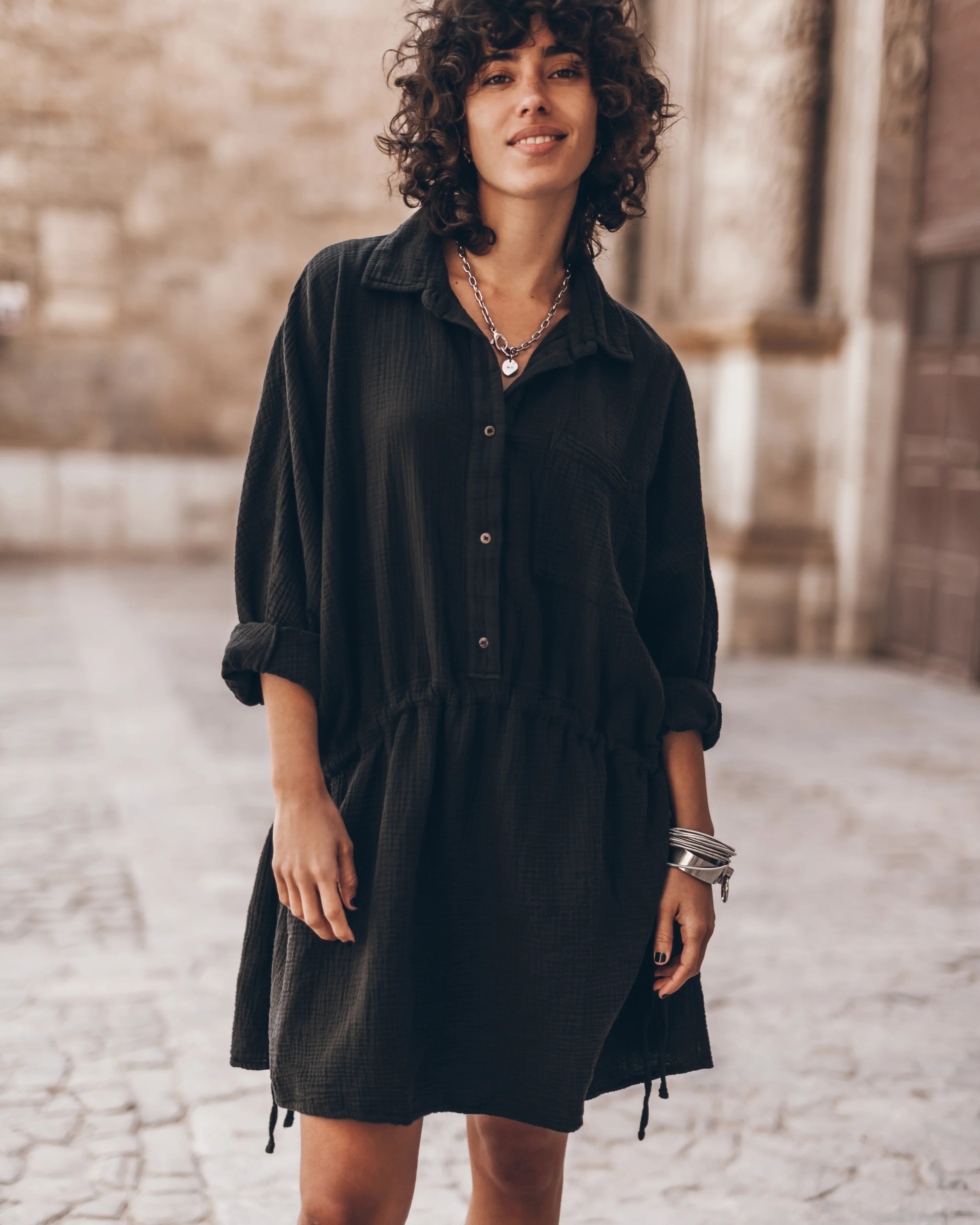 Quinn™ - Abito Camicia Classico