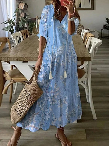 Dianna™ - Vestito Boho con Copertura per Pancia